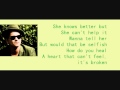 Bruno Mars - All she knows karaoke with lyrics