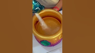 [ASMR] UNBOXING THE *VIRAL* MYSTERY MAGIC MIXIES CAULDRON!!😱🪄*REAL SMOKE!🫢* #Shorts
