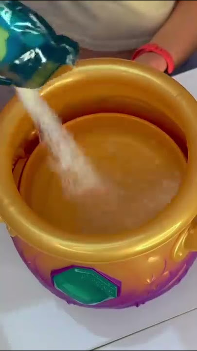 [ASMR] UNBOXING THE *VIRAL* MYSTERY MAGIC MIXIES CAULDRON!!😱🪄*REAL SMOKE!🫢* #Shorts