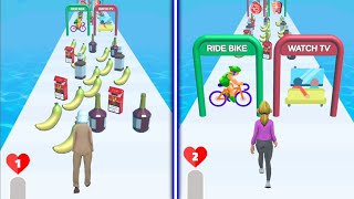 Healthy Run 🥒❓🍔 All Levels Gameplay Trailer Android,ios New Game screenshot 5