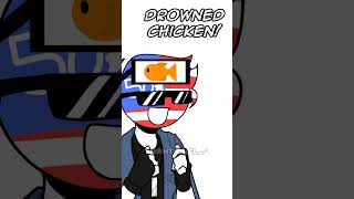 Drowned Chicken? || countryhumans short ame & canada 🇺🇲🇨🇦