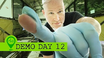 Bus Demo Day 12 - Glue Removal & We Bought Our Flooring!