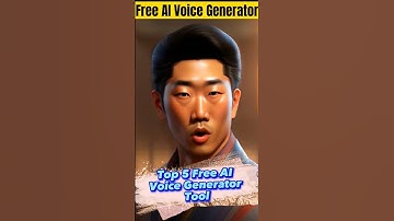 TOP 5 FREE AI Voice-Over Generators | AI Text to Speech for YouTube Videos