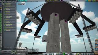 O'Neill Cylinder Construction 1 (Kerbal Space Program with RO)
