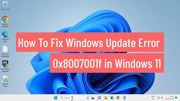 Windows Update-fout 0x8007001f in Windows 11 oplossen (OPGELOST)