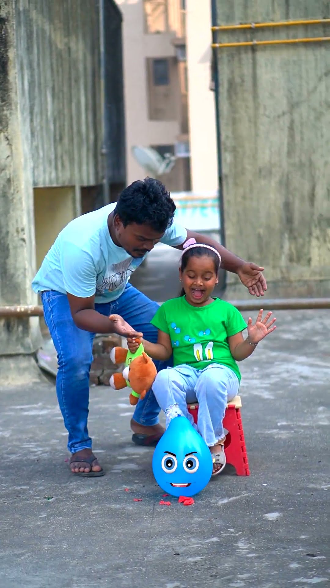Papa ne Balloon fod diya ? #shorts #funnyvideo #funnyshorts