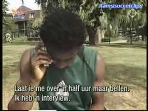 interview of nigerian midfilder super star John obi Mikel during the world youth cup 2005