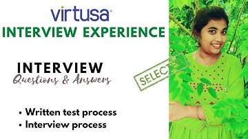 Virtusa interview experience 2022 | Virtusa interview questions & answers | Virtusa interview