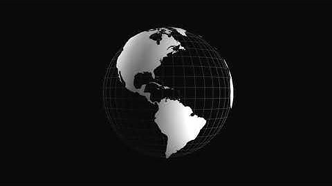 Black And White Globe Motion Background | Motion Graphics | Animation | Royalty Free Footages.