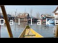 Shikara on dal lake .market in lake