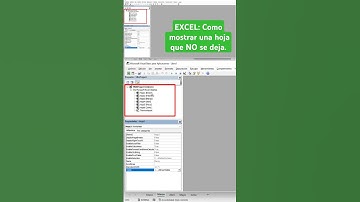 Como mostrar Hojas que no se dejan, en EXCEL.