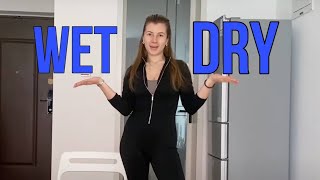 Wet vs Dry 🙀 Transparent clothes