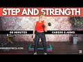 STEP AEROBICS WITH WEIGHTS! STEP AND STRENGTH UPPER BODY!!