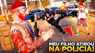 GTA V: VIDA DO CRIME | ELE SALVOU A MINHA VIDA! O PRIMEIRO DISPARO PELAS MÃOS DO MEU FILHO!😣| EP#74