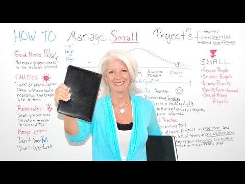 Video: Hoe manage je veel kleine projecten?