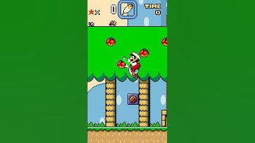 How To Easily Softlock Super Mario World Using Yoshi! #glitch #glitches #smw #supermarioworld #marii