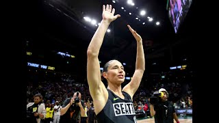 UConn women’s basketball great Sue Bird has emotional farewell with WNBA