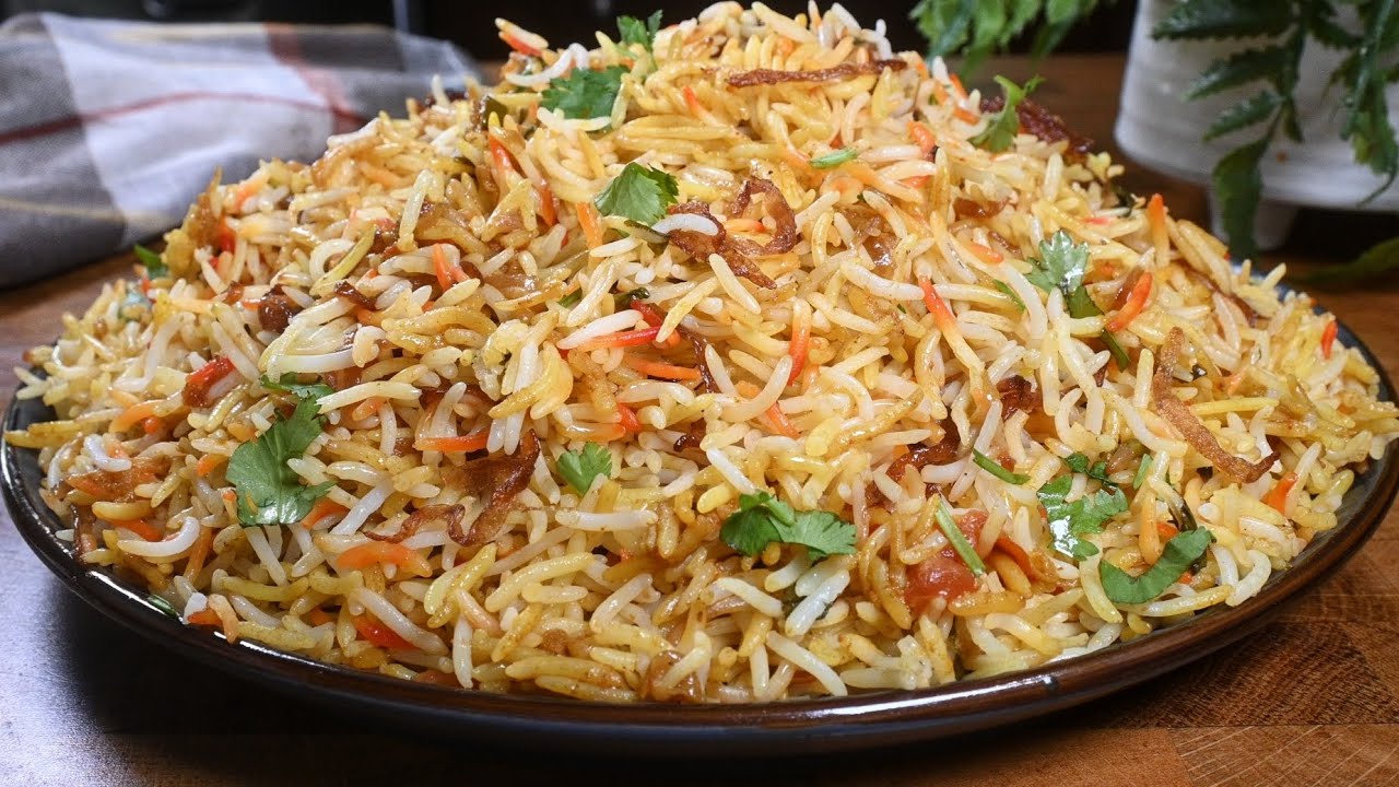 Измените свой способ приготовления риса — попробуйте идеальный бириани без мяса 👍