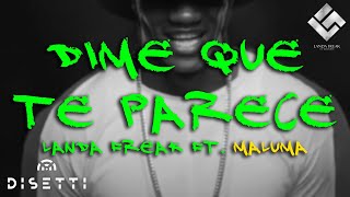 Dime Que Te Parece - Maluma ft. Landa Freak (Audio)