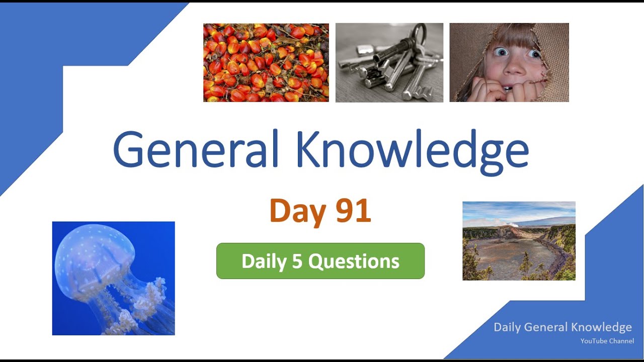 Daily General Knowledge - 91 (Just 1 Minute) - YouTube