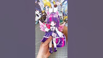 Tips om een papieren pop te laten bewegen #paperdollcraft #paperdoll #diy