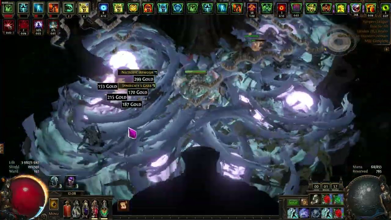 PoE 3.27 Blade Vortex Elementalist showcase