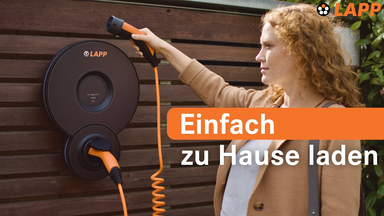 LAPP MOBILITY Set Économique Wallbox Home Pro avec Type 2 Câble de  Recharge, jusqu'à 11 kW, 7 m, noir - 16 A, triphasé, pour la recharge  stationnaire de voitures hybrides et électriques avec raccordem