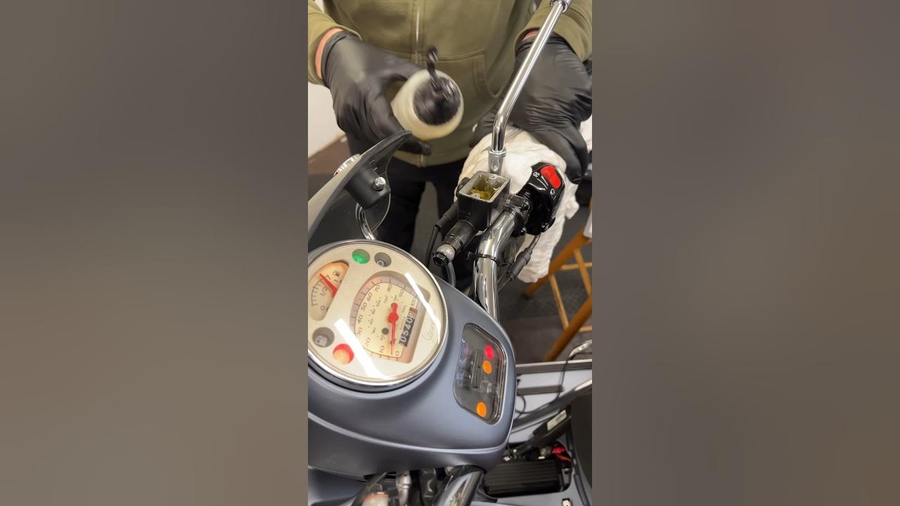 Vespa Scooter Brake Bleed Maintenance YouTube