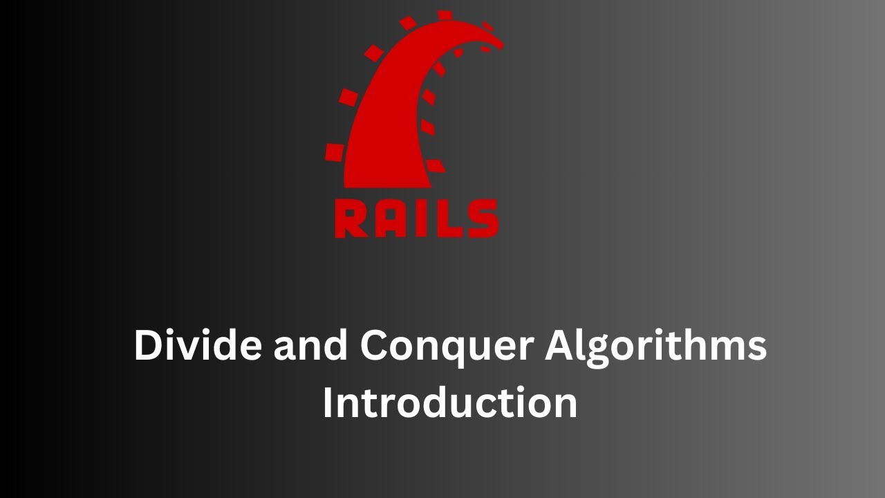 Divide and Conquer Algorithm - Introduction - YouTube