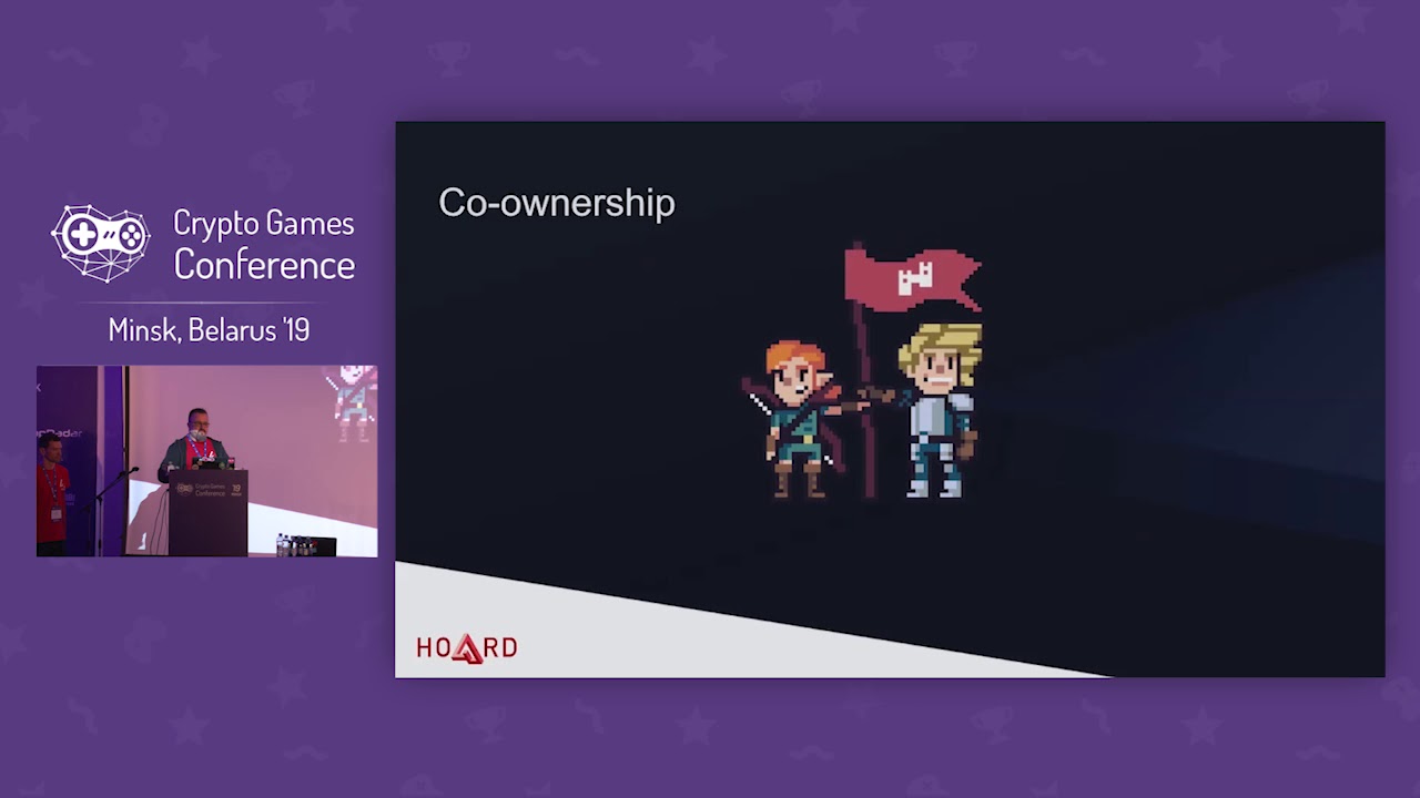 Games Interoperability - Hoard Team presenting at Crypto Games Minsk  Conference 2019