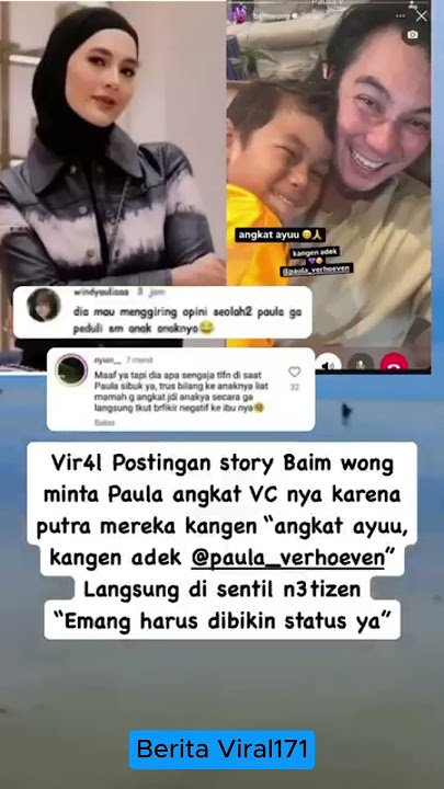 postingan story baim minta paula angkat VC nya #short #gosip #beritaviral
