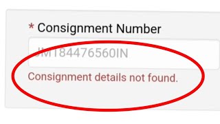 Fix Consignment details not found in speed post tracking problem solve screenshot 4