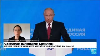 Crise migratoire en Biélorussie : la Russie rejette toute accusation d'ingérence • FRANCE 24