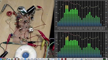 HAM RADIO - ESSB - testing an HF homebrew Qrp TRANSMITTER for HI FI wideband ESSB TRANSMIT audio