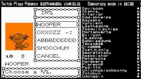 Whooper Released - Twitch Plays Pokemon Official Highlights Generation 2