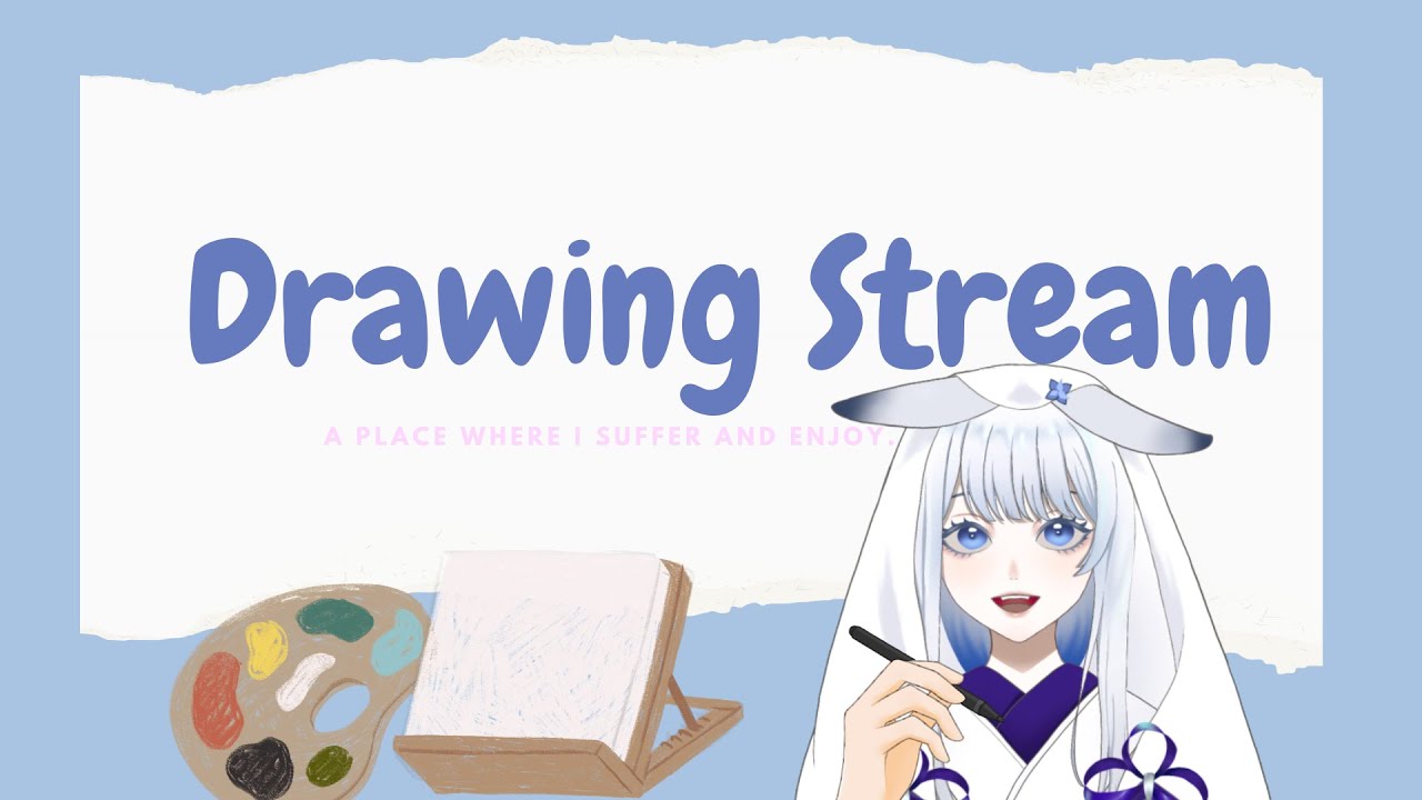 SURPRISE DRAWING STREAM!!! Feel like drawing but I'm so tired.... | MYViki