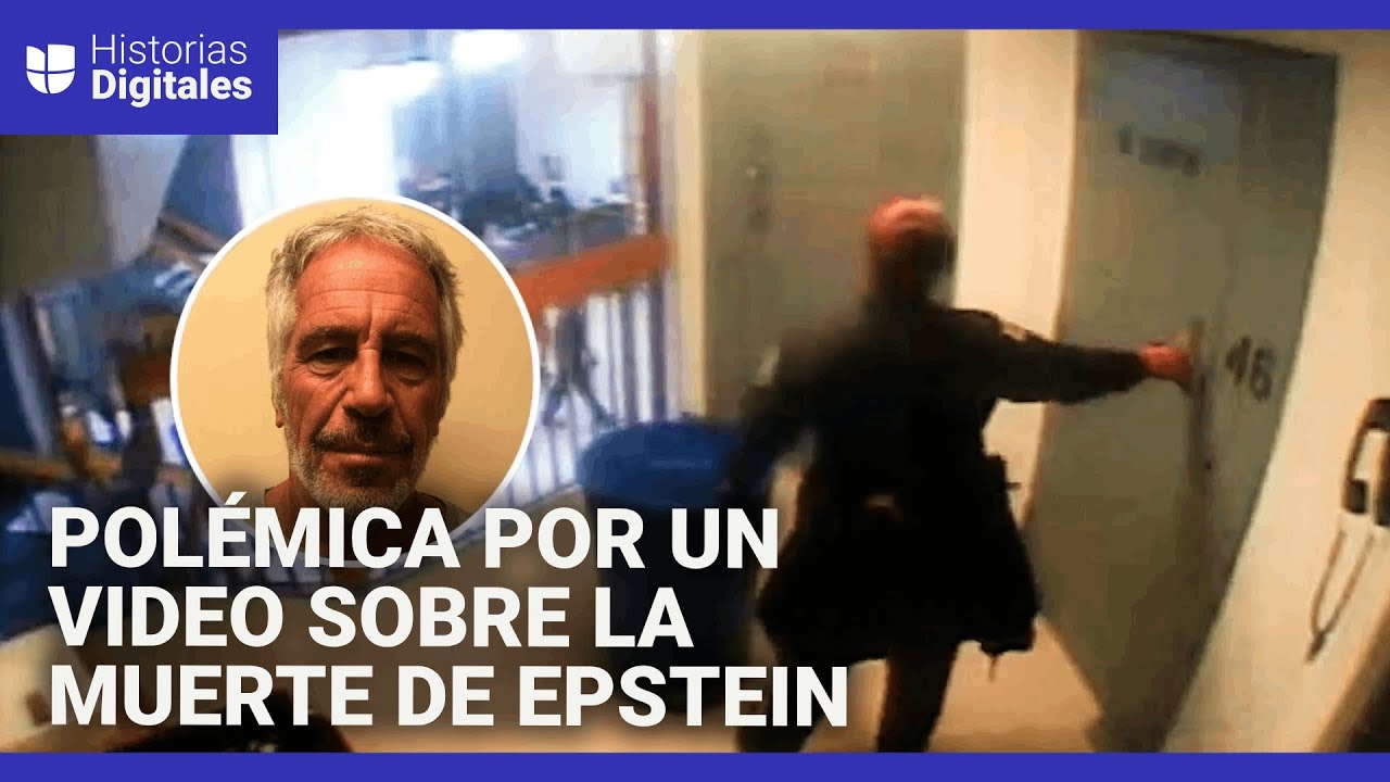 Divulgan video inédito de la noche de la muerte de Epstein que reaviva las teorías conspirativas