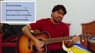 There shall be showers of blessing...! Praise and worship song..! Guitar Tutorial..!