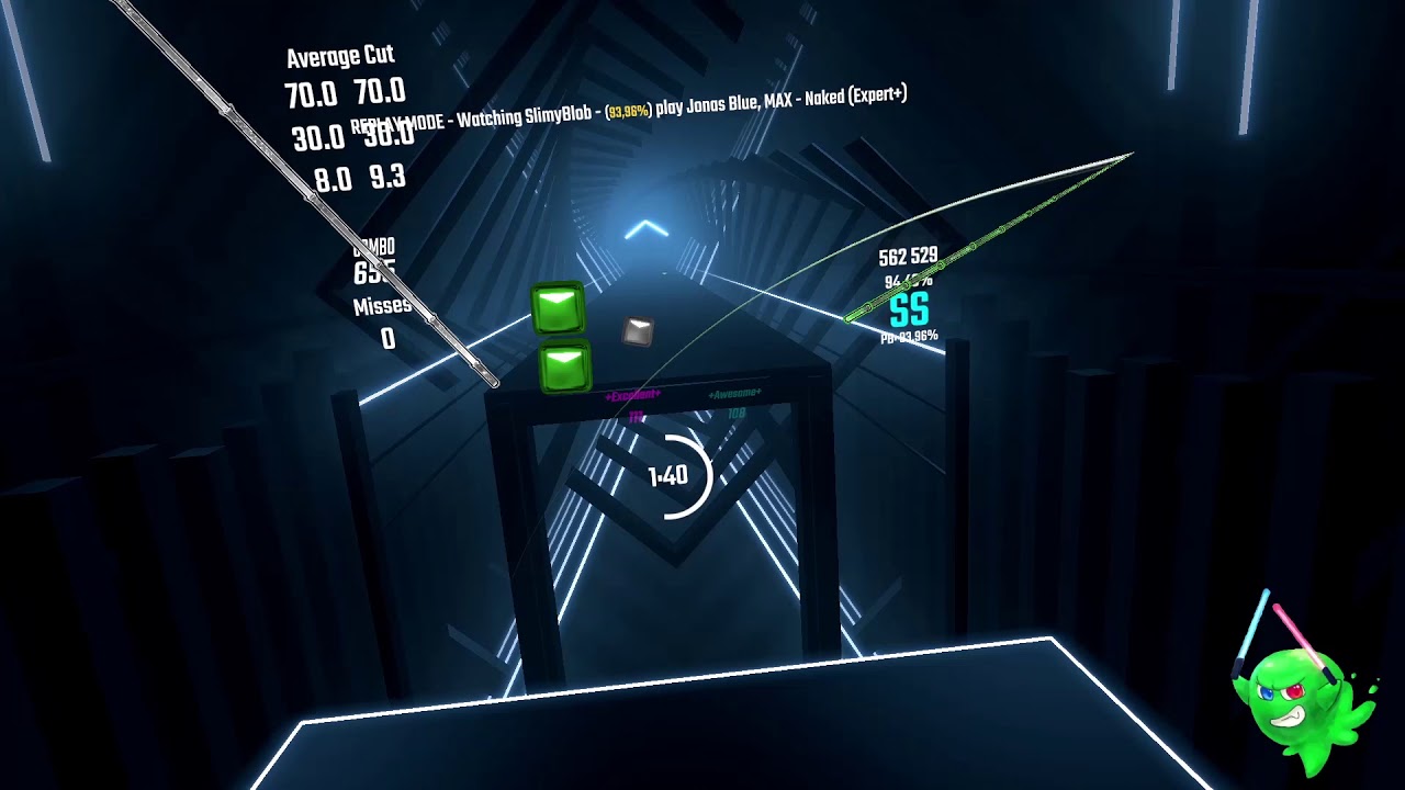 You Only Love Me When We're 😳 | Naked | Beat Saber - YouTube