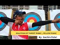 Solution of target panic or yellow panic  aim for success archery academy jabalpur archery