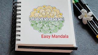 Mandala Art For Beginners |Step By Step Tutorial | @Easy_Mandala59