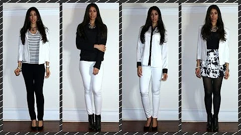 How to Wear Black & White for Your Body Shape | Ja...