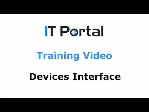 IT Portal - Devices (Basic Overview)