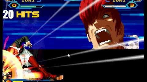 KOFwing  Orochi Iori simple combo!