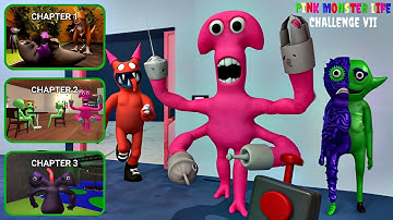 Pink Monster Life Challenge 7 Chapter 1,2,3 full gameplay