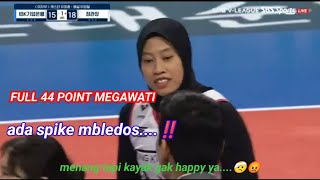 🟢 KUMPULAN 44 SPIKE POINT MEGAWATI IBK ALTOS VS RED SPARKS ROUND 4#megawati #volleyball #redsparks