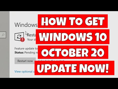 Install WIndows 10 October Update 20H2 Right Now