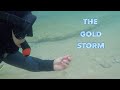 Underwater Metal Detecting (Crazy Storm) Lost Gold Treasures Found Everywhere