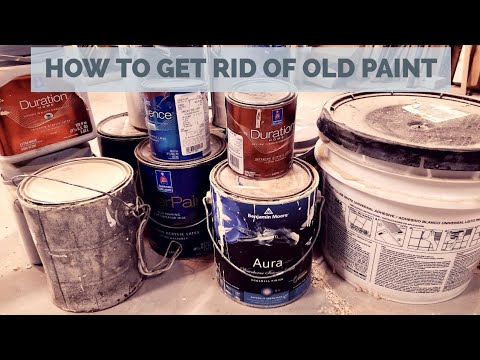 How to Properly dispose of Old Paint - Garage Cleaning Tip