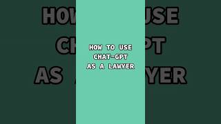 how to use chatgpt as a lawyer? screenshot 4